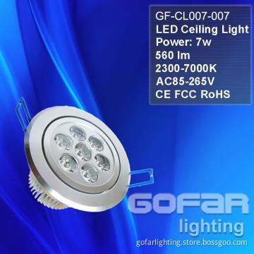 560lm 7W LED Ceiling Light/ Decoration Light  CE/FCC/RoHS